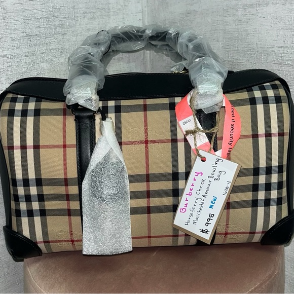 BURBERRY BOWLING BAG - Picture 1 of 2